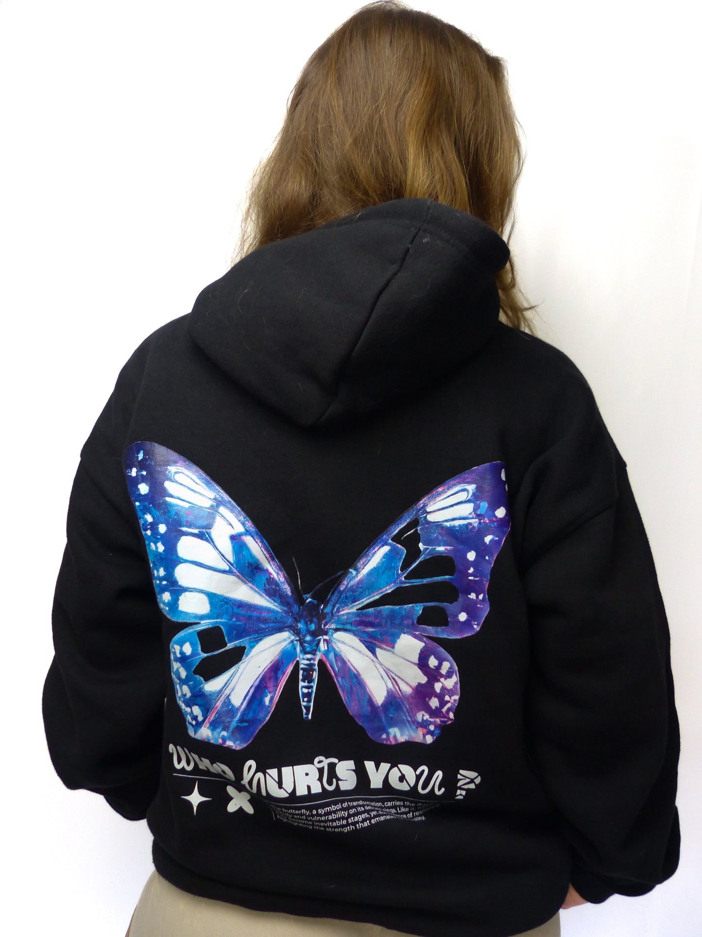 Hoodie Myths Believers oversize femme papillon
