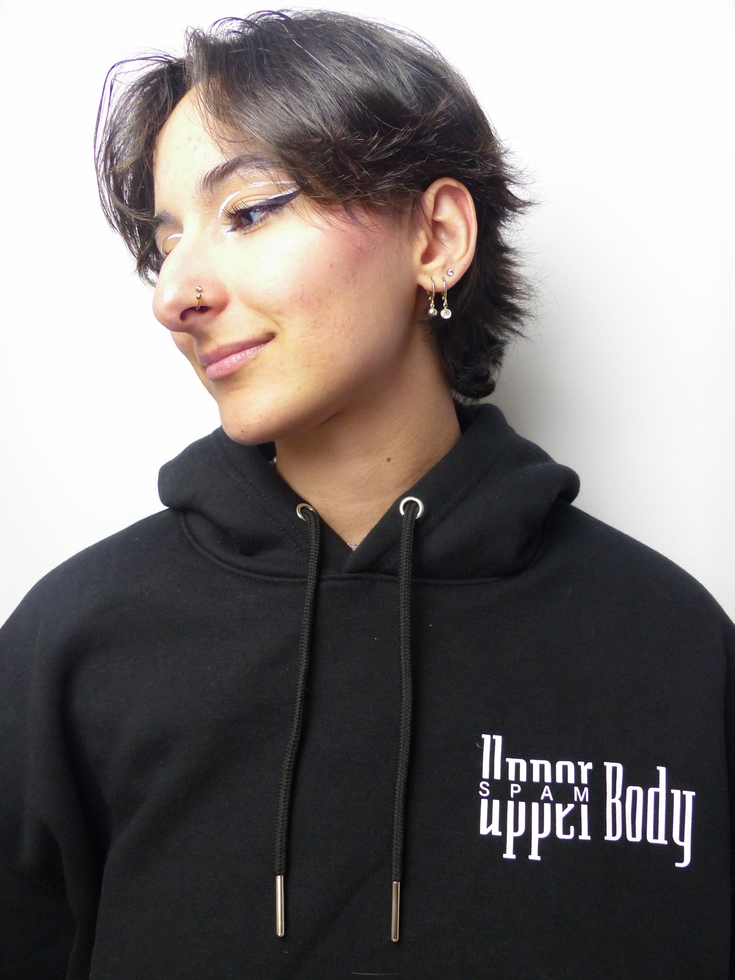 Hoodie femme oversize noir Myths Believers