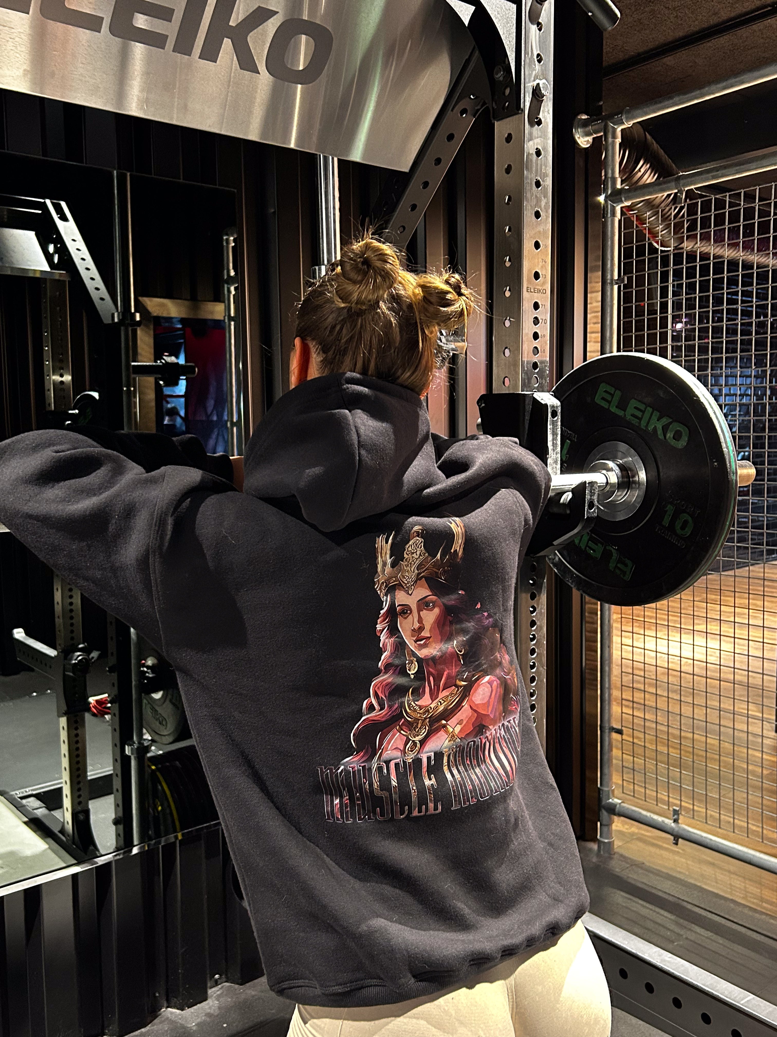 Hoodie salle de sport, gym, athena muscle mommy