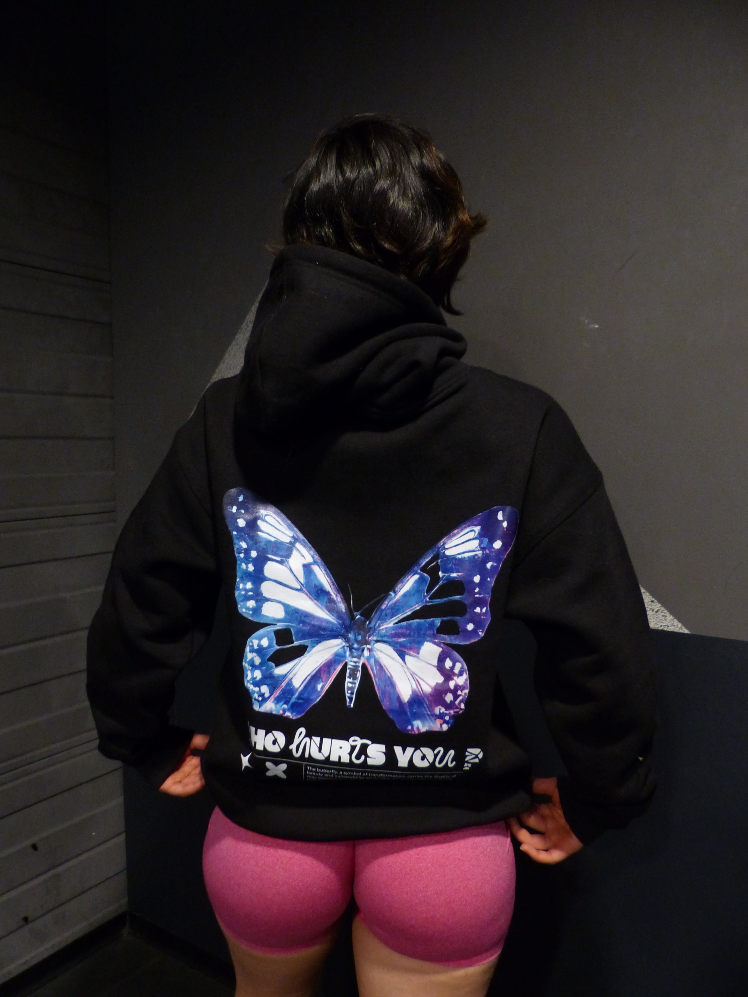 Who hurts you ? hoodie oversize femme sport