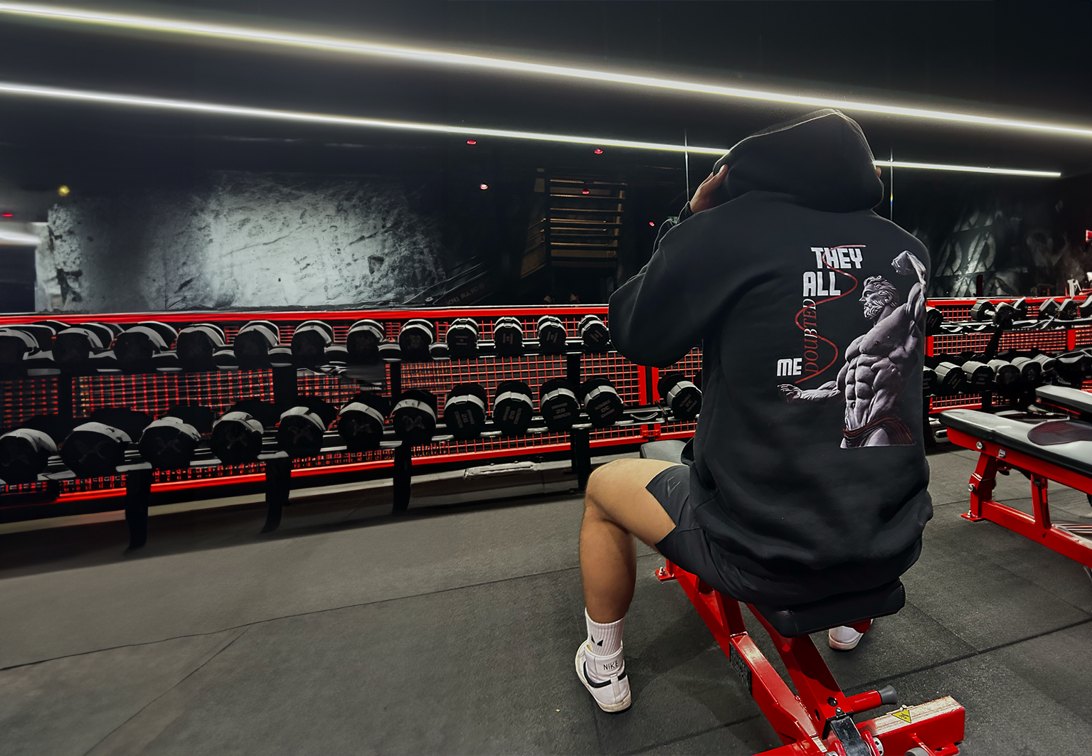 they all doubted me sport hoodie